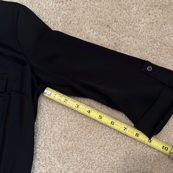 Forever 21 black dress with cinched waist size XS - Picture 5 of 8